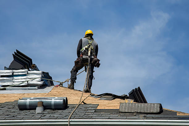 Professional Roofing technician working in New Woodstock, NY
